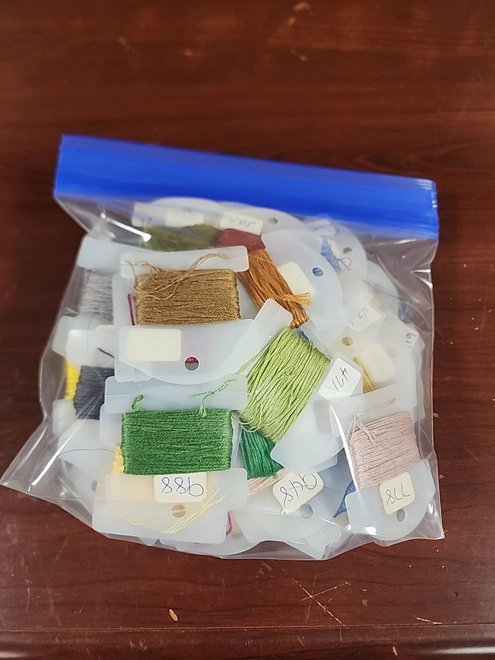 64 DMC Embroidery Floss Lot of 64 Different Colors No Dups - Image 1 of 1