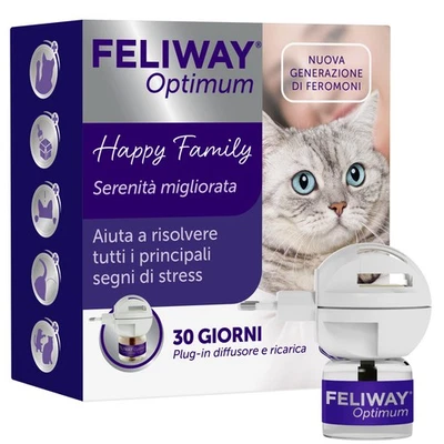 FELIWAY® Optimum Antistress Calmante di Nuova Generazione per Gatti Diffusore 1x - Immagine 1 di 4