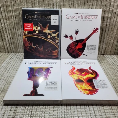Game of Thrones: Complete Series (Seasons 2 - 3 - 4 - 5 DVD) NEW SEALED - Изображение 1 из 4