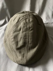 Goorin Bros Burbank Flat Hat Olive Green Large EXC Driving Newsboy - Picture 1 of 6