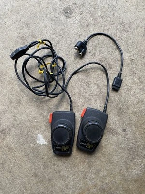 Official OEM Authentic Pair Of Atari 2600 Paddle Controllers - Untested - Image 1 of 4