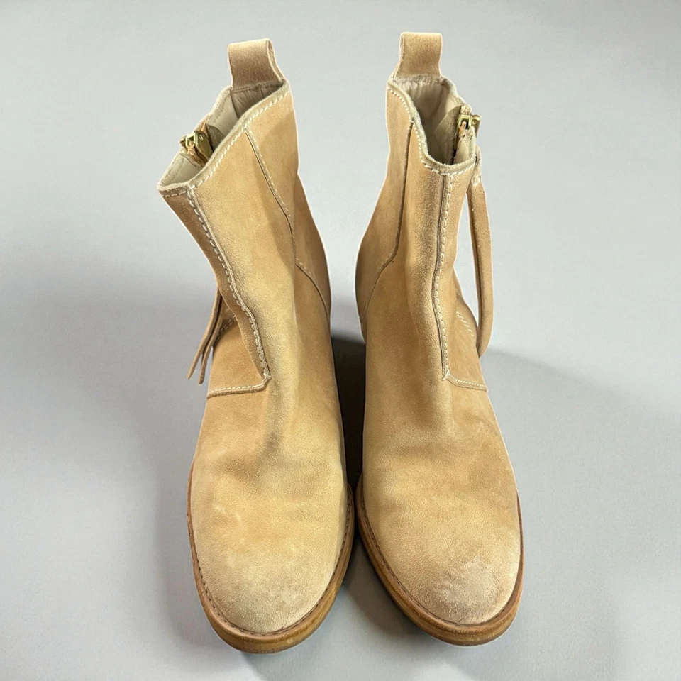 Botas al tobillo Acne Studios pistola gamuza beige tostado para mujer talla EU 39 Foto 1 de 4