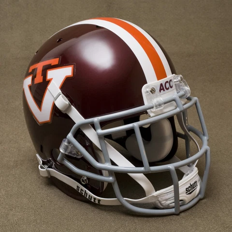 VIRGINIA TECH HOKIES NCAA Schutt XP Full Size AUTHENTIC Gameday Football Helmet Cover
