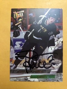 Derian Hatcher Signed Minnesota North Stars Card - Picture 1 of 2