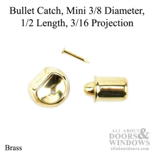 Bullet Catch, Mini 3/8 diameter, 1/2 length, 3/16 projection - Picture 1 of 2