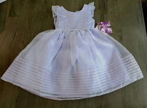 HERMOSO Vestido Púrpura Lavanda Sin Mangas Niño Pequeño 2T Boda Formal Bar Mitzvá - Imagen 1 de 6