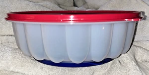 Tupperware Large Gelatin Jello Jel-Ring Mold 6 Cup patriotic New - Picture 1 of 4