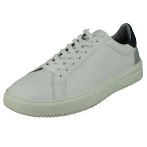Uomo Thomas Blunt Grosso Suola Stringate Trainer A2R214 - Picture 1 of 9