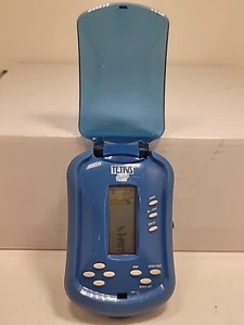 Blue Radica Lighted Tetris Flip Top Handheld Travel Electronic Game Tested Works - Picture 1 of 10