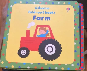 Farm Usborne fold-out Book - Board book By Usborne - ACCEPTABLE - Picture 1 of 1