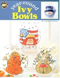 Year Round Ivy Bowls Glass Vase Jars Decorative Painting Patterns Craft Book - Picture 1 of 10