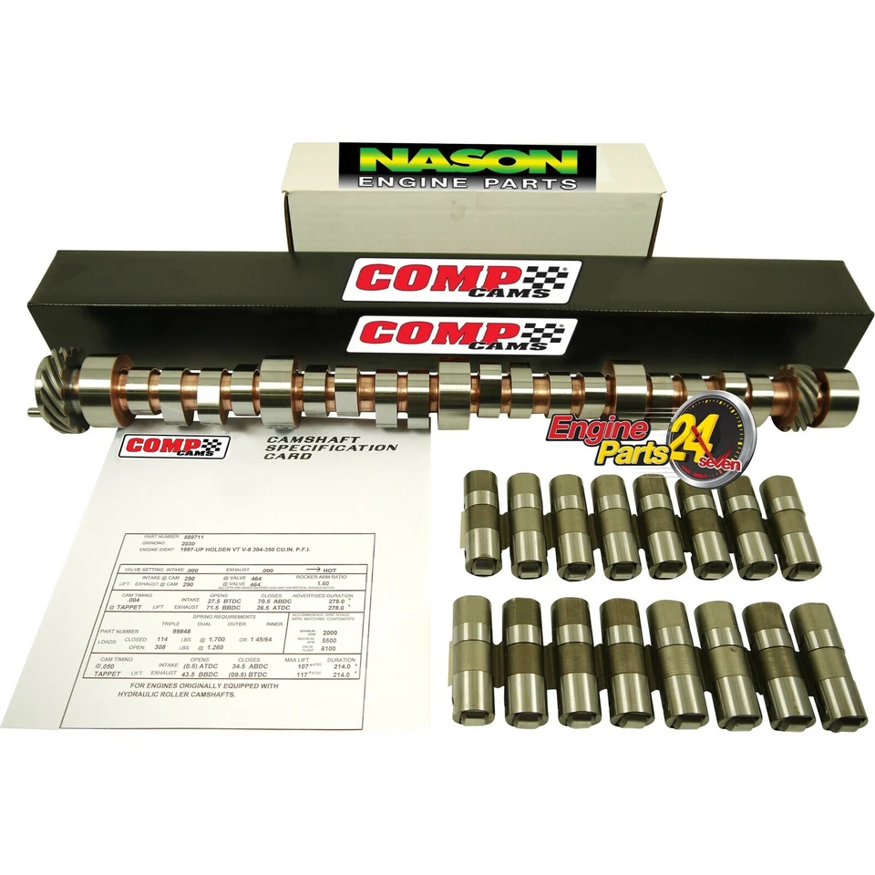 HOLDEN VT 308 304 EFI 5.0 CAM & LIFTER KIT MILD HYDRAULIC ROLLER COMP CAM 889711 - image 1 of 1