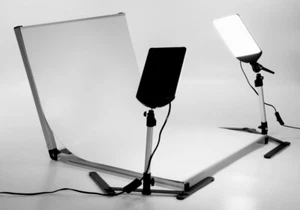 Aufnahmetisch Fototisch PROFI SMART mit LED Lampen - Bild 1 von 7