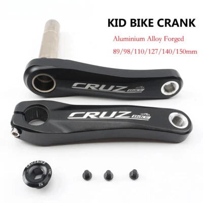 Kid's Folding Bicycle Crankset 89/98/110/127/140/150mm MTB Children Bike Crank - Image 1 of 4