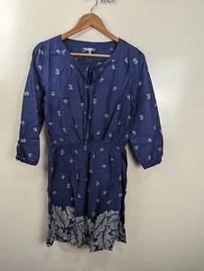 Uniqlo Now Cotton Printed 3/4 Sleeve Shift Dress Size S - Picture 1 of 7