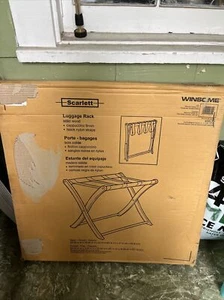 Winsome Scarlett Luggage Rack Cappuccino - Picture 1 of 7