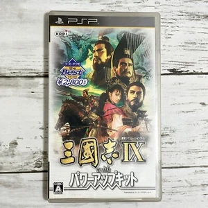 Sangokushi IX with Power-Up Kit Koei Tecmo the Best PSP PlayStation ULJM06156 - Picture 1 of 10