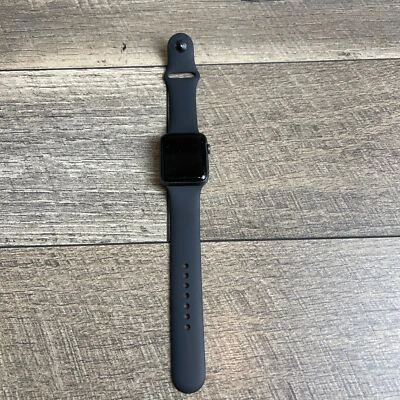 Reloj inteligente Apple Watch Series 2 GPS correa negra 42 mm pantalla táctil carcasa de aluminio Foto 1 de 4