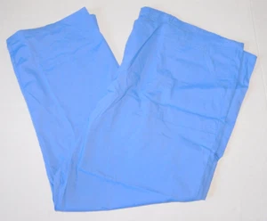 2XL Womens Scrub Drawstring Pants in Ciel Blue - Picture 1 of 5