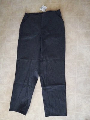 JMS Gray Pants Elastic Waist Pull On 1X Short Woman’s Lounge Casual NEW - Image 1 of 3