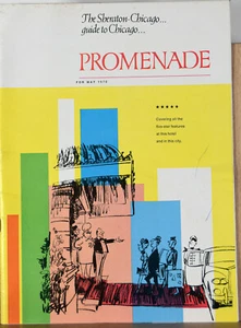 '70 Brochure Sheraton Guide Promenade Chicago Musicals Sports Couture Fontaine - Picture 1 of 9