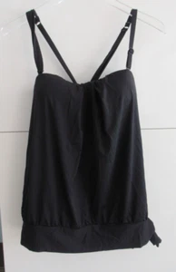 Sujetador Tankini COCO REEF Talla 34 C, Talla S Negro Sólido Correas Extraíbles Incrustado - Imagen 1 de 7