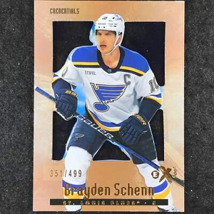 2023-24 Skybox E-X 2000 NHL BRAYDEN SCHENN Base Credentials 351/499 #92 - Picture 1 of 1