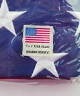 3'x5' stóp Amerykańska flaga Szyte paski Haftowane gwiazdy Mosiężne przelotki USA US U.S