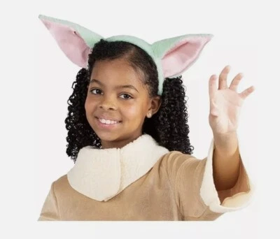 Fantasia de orelhas Disney Star Wars Mandalorian Child Grogu Baby Yoda KID - Imagem 1 de 4