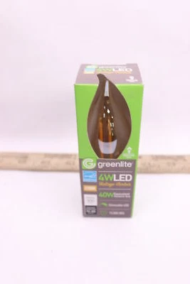 Greenlite LED Flame Bulb Candelabra Warm White 40W C10 E12 48851 - Image 1 of 3