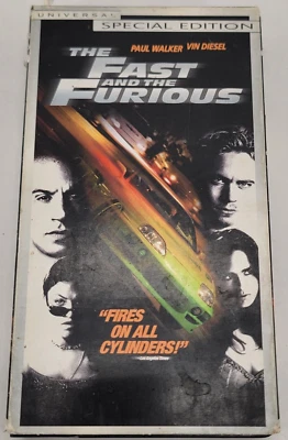 The Fast and the Furious (2001) Special Edition Contains Bonus Footage VHS Tape - Image 1 of 4