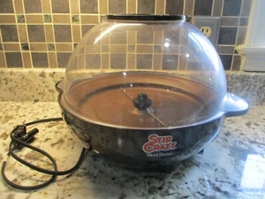West Bend Stir Crazy 6 Quart Electric Popcorn Maker Corn Popper - 82306, BLACK - Picture 1 of 4