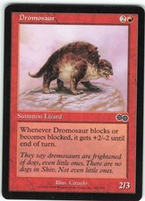 Dromosaur (x4) - Urza's Saga - HP - MTG