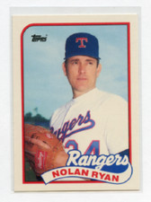 1989 TOPPS TRADED # 106T NOLAN RYAN , TEXAS RANGERS 