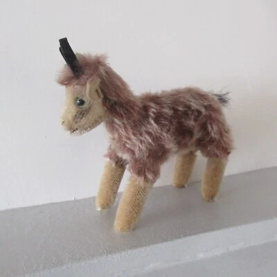 STEIFF ancien : petit chamois buck . hauteur 15 cm . - Photo 1/4