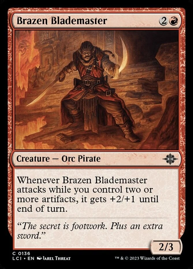 x1 Brazen Blademaster - Lost Caverns of Ixalan - NM - MTG - Image 1 of 1