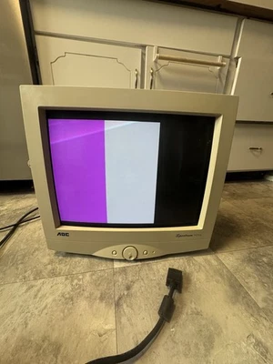 AOC Spectrum 9GIrs 18 inch CRT Computer Monitor Tested No Stand Retro Vintage - Image 1 of 4