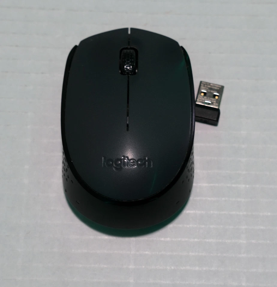 Logitech M170 Black Wireless Bluetooth Mouse WITH USB RECEIVER - Tested & Works - Image 1 of 3