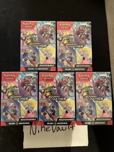 Lot 4x - Pokemon TCG Journey Together Booster Bundles Boxes - Sealed - IN HAND - Picture 1 of 5
