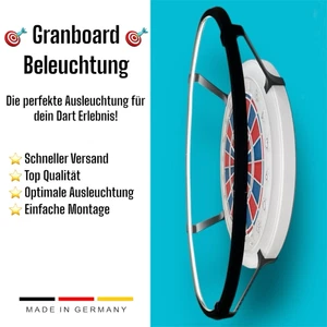 Granboard 132 Beleuchtungsring 360 Dartbeleuchtung COB LED Klick Befestigung - Bild 1 von 18