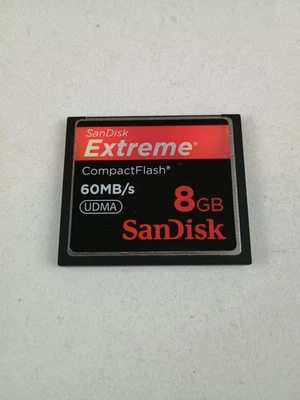 SanDisk Extreme 8GB CompactFlash Card 60MB/s UDMA Compact Flash - Image 1 of 2