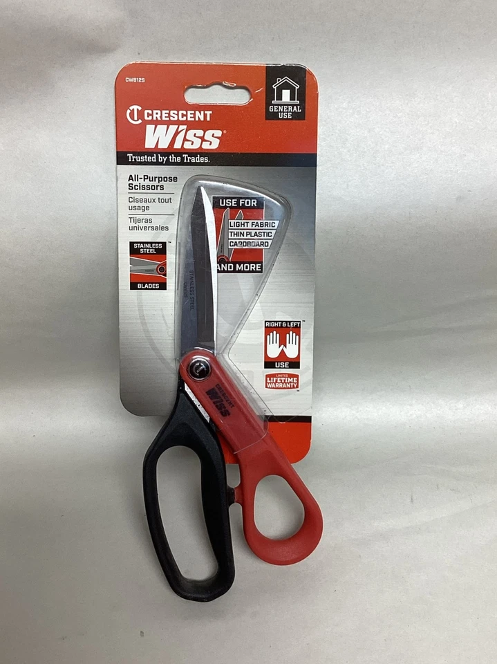 Crescent Wiss Cw812s 8.5" Household All Purpose Scissors