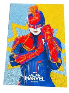 Captain Marvel 13x19 Original Promo Movie Poster MINT AMC Brie Larson Rare 2019 - Bild 1 von 4