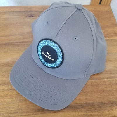 Tommy Bahama Weekend Snap Back Hat Cap Gray Logo EUC NWOT - Image 1 of 4