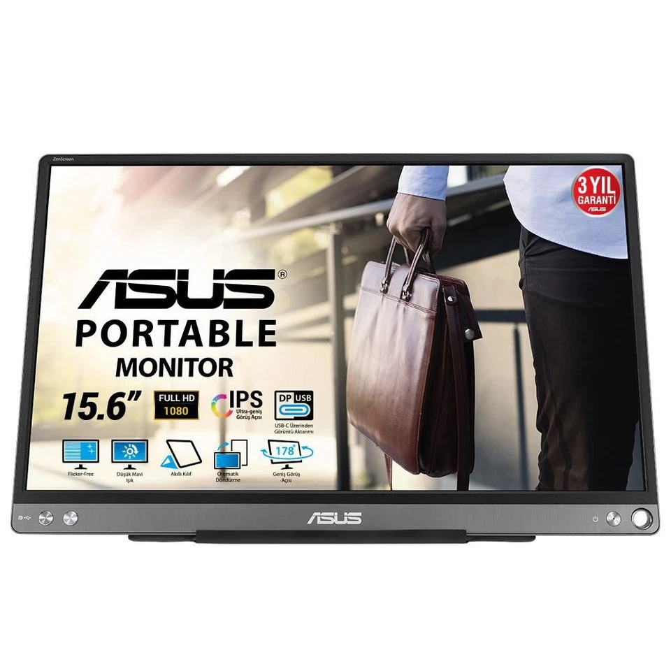 Asus W126266170 90LM0381-B04170 ZenScreen MB16ACE 15.6inch  USB C MB16ACE, 3 ~E~ - Bild 1 von 1