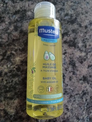 Mustela Baby Oil - Aceite Hidratante para Masaje - con Aguacate Natural, Granada Foto 1 de 4