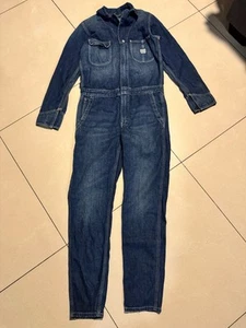 Polo Ralph Lauren Coverall Women's X-Small Denim in Indigo Blue - Picture 1 of 21