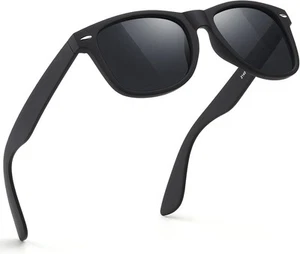 Gafas de sol FEIDUSUN polarizadas para hombre A01-negro mate/ - Imagen 1 de 7