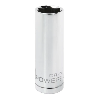 Powerbuilt 1/2 Inch Drive x 19 MM 6 Point Deep Socket - 642213 - Image 1 of 4