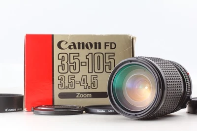 Canon New FD NFD 35-105mm F/3.5-4.5 MF Zoom Lens [Exc+5 Hood / Box] From JAPAN - Image 1 of 4
